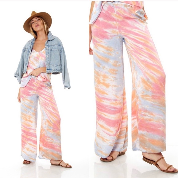Young Fabulous & Broke Pants - Young Fabulous & Broke Tie Dye Pants Small